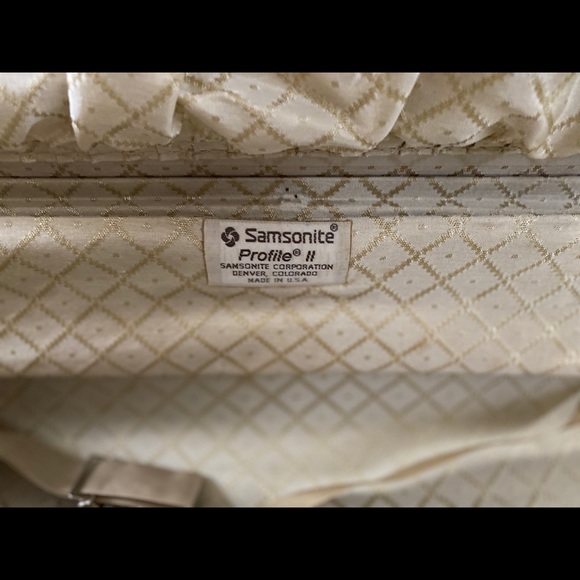 Vintage Samsonite Profile ii Hard Shell Suitcase - Picture 5 of 7